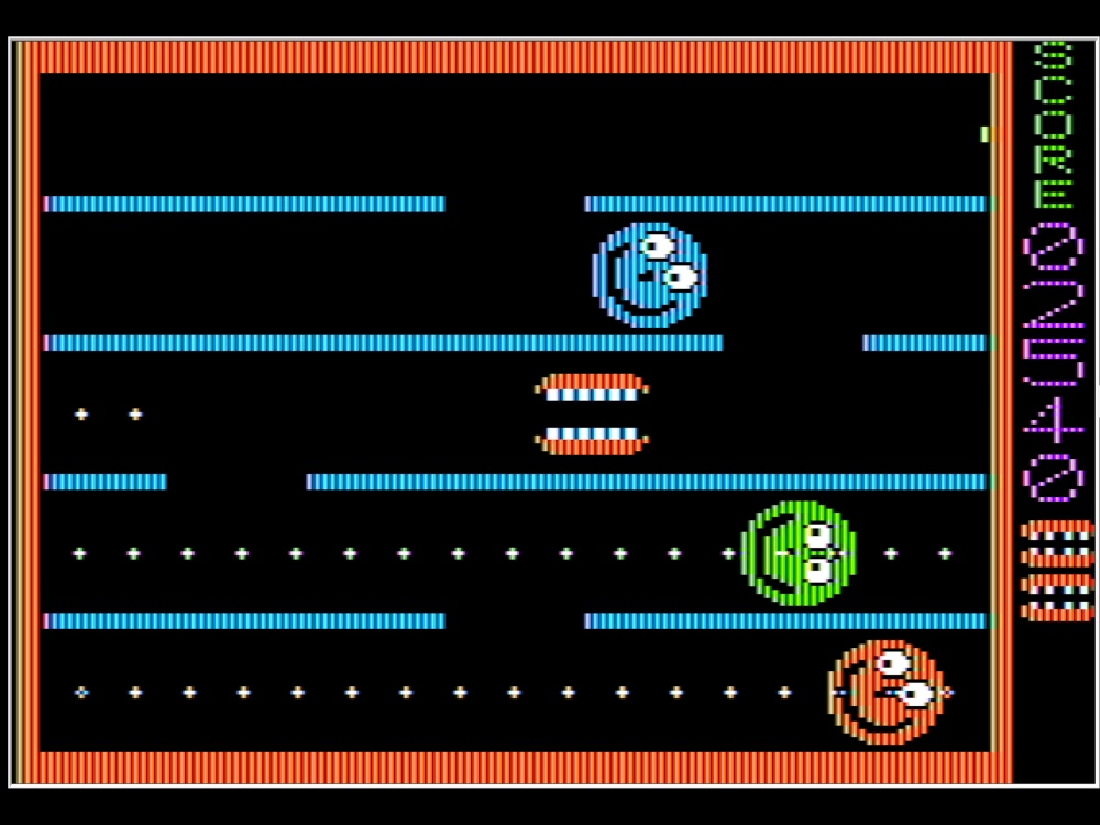 Gameplay of Jawbreaker II for Apple II